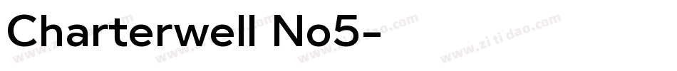 Charterwell No5字体转换